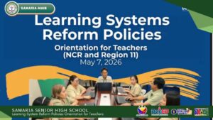 Samaria SHS Conducts Orientation on Learning Systems Reform Policies for Teachers